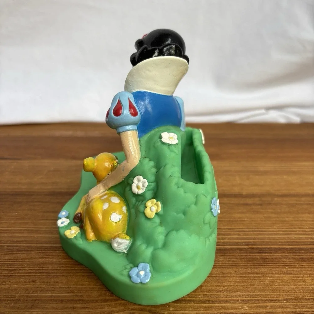1993 Disney Snow White Floating Soap Dish Vintage Kid Care Tsumura Bunny Deer